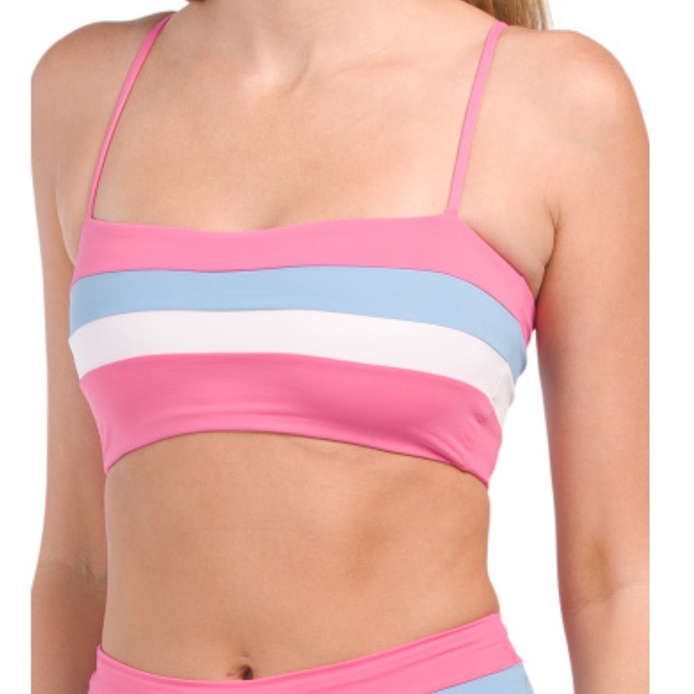 L*SPACE Bikini Top 🩷🤍🩵 - Picture 2 of 7